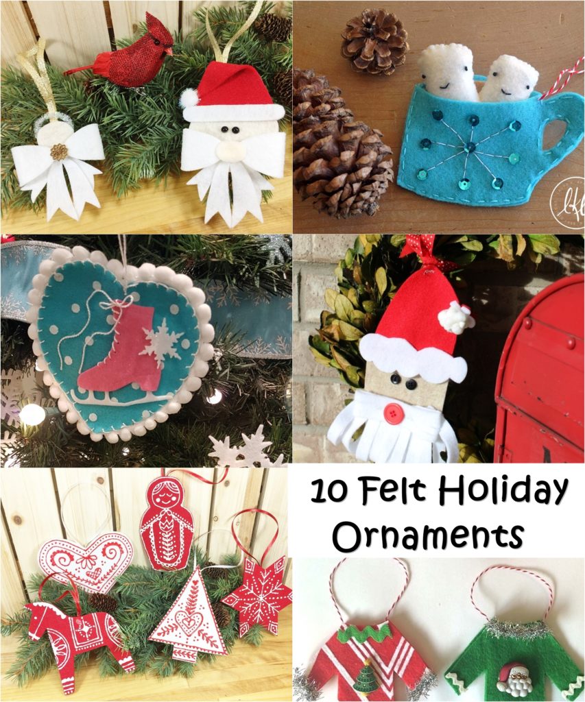 10 DIY Felt Holiday Ornaments - Kunin Felt