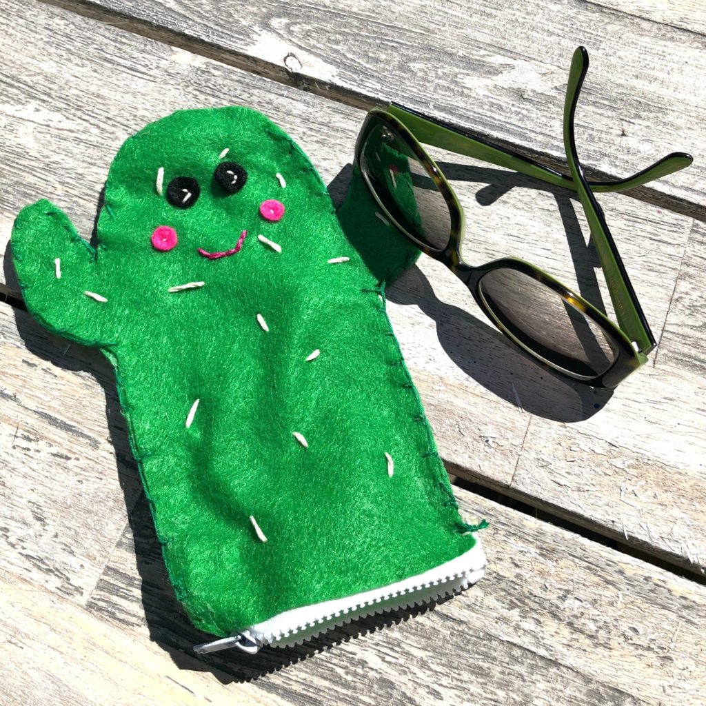 Diy Cactus Zipper Pouch Kunin Felt 0308