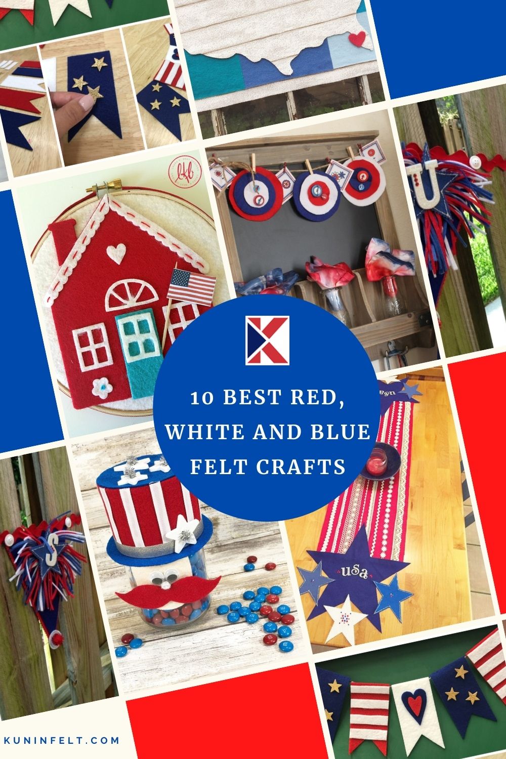 Red White and Blue Crafts for Adults